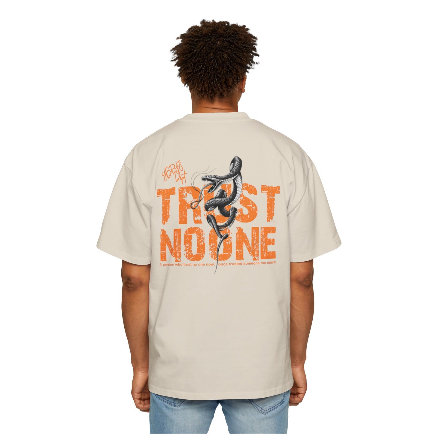 Trust No One Oversized Tee - Streetwear Style