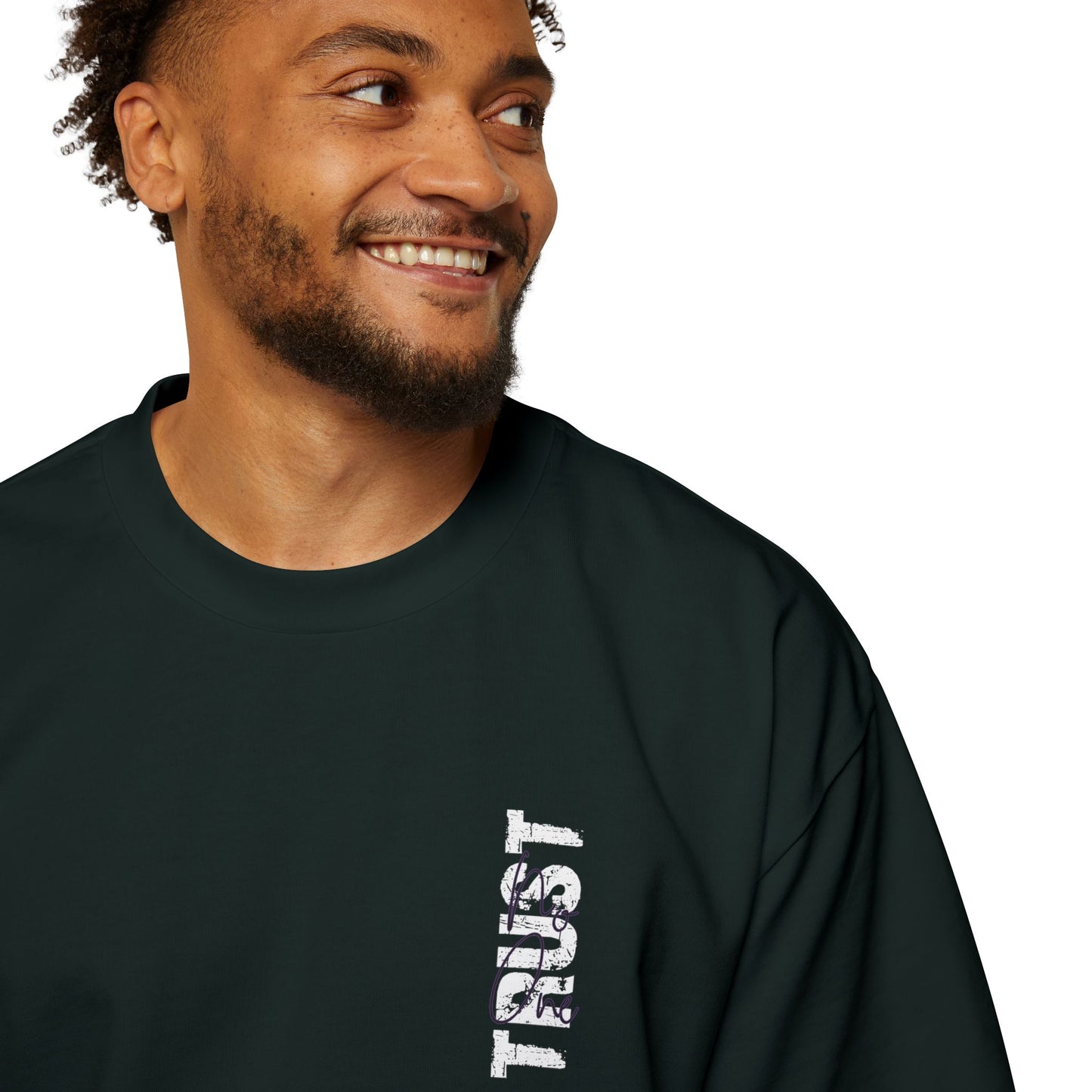 Trust No One Graphic Oversized Tee