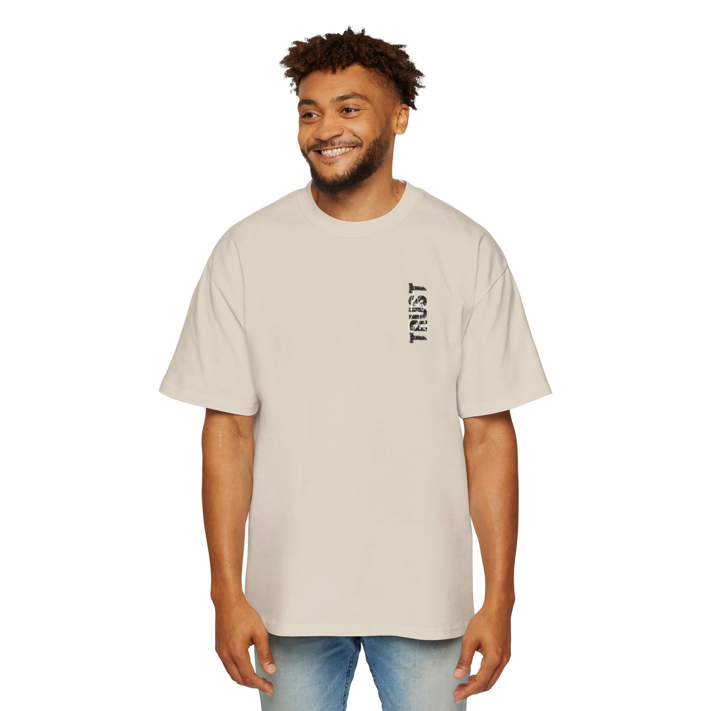 Heavy Oversized Tee - 'Trust No One'