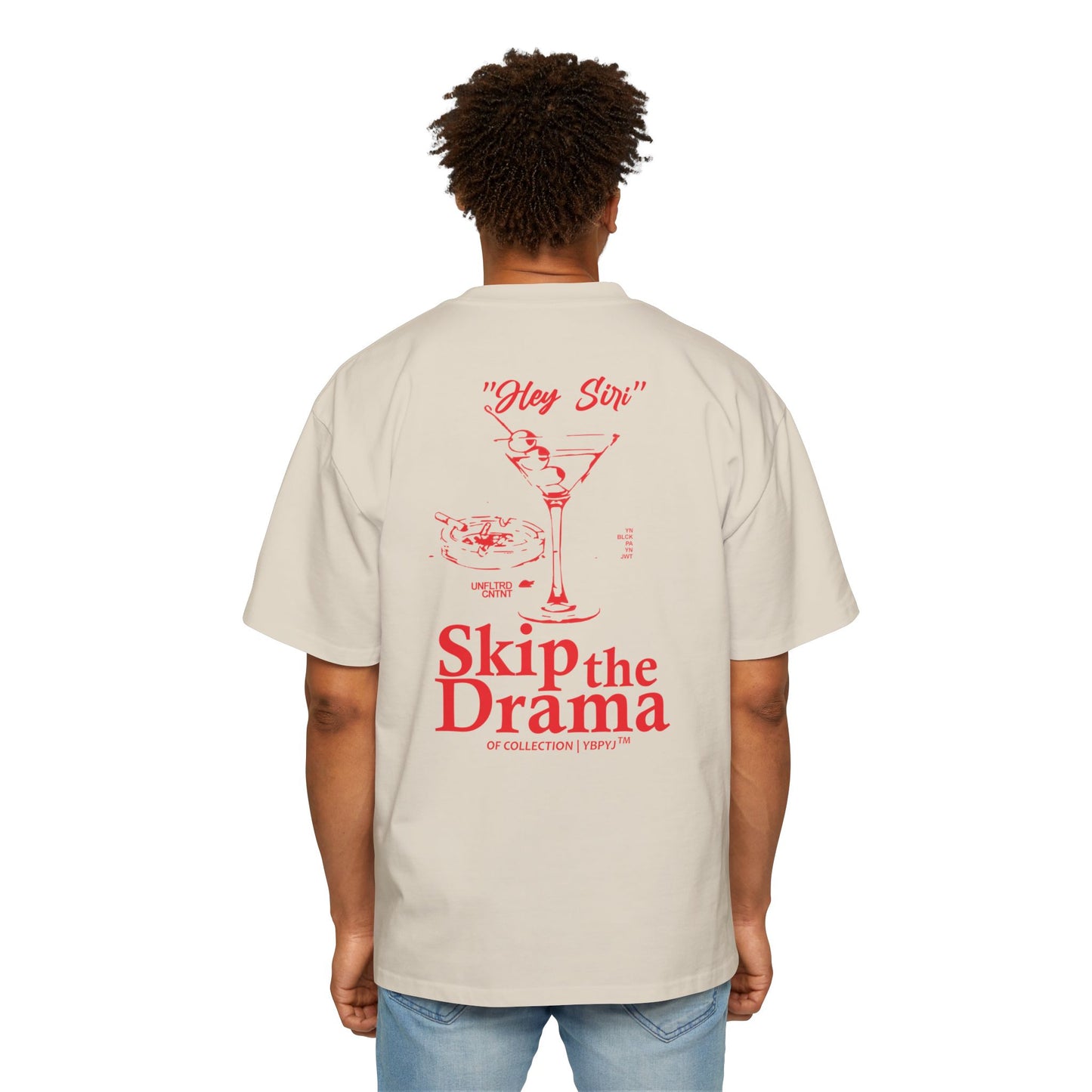 SKIP THE DRAMA / Heavy Oversized Tee
