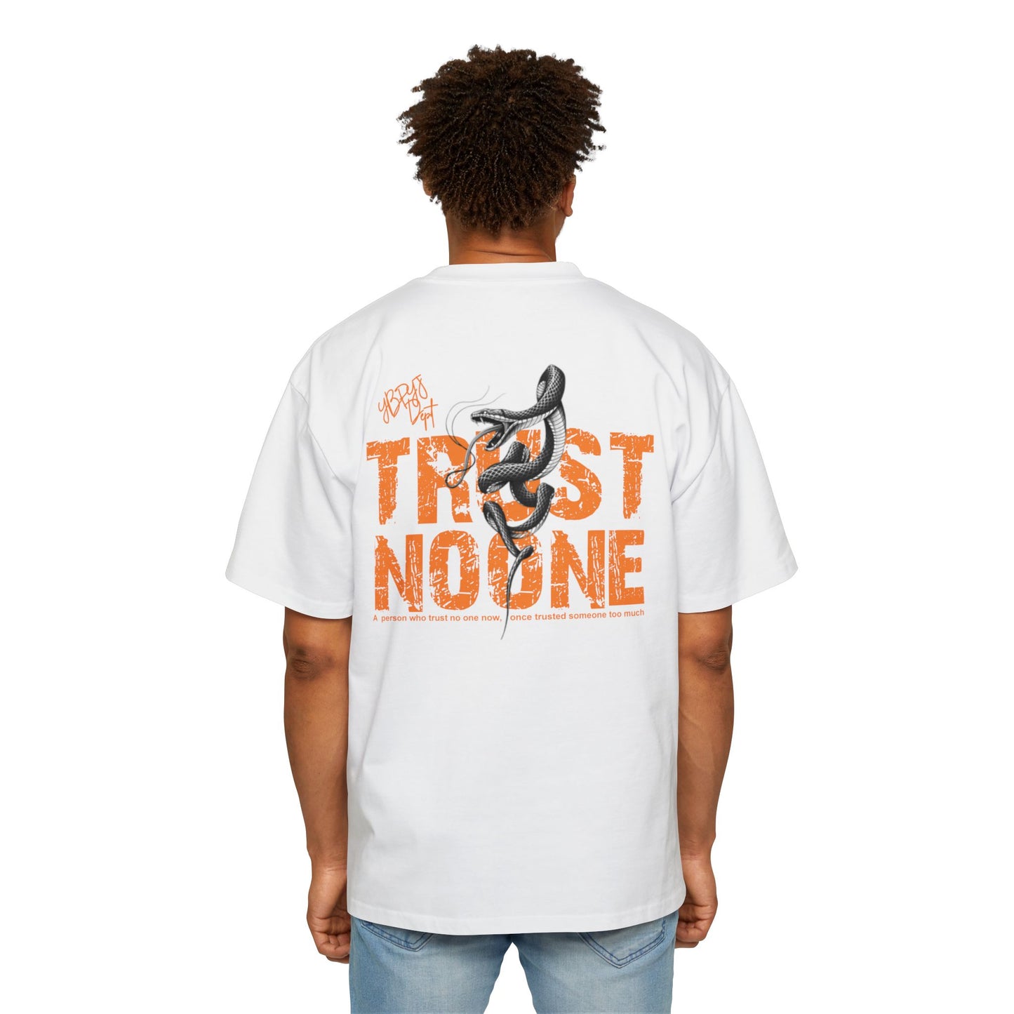 Trust No One Oversized Tee - Streetwear Style