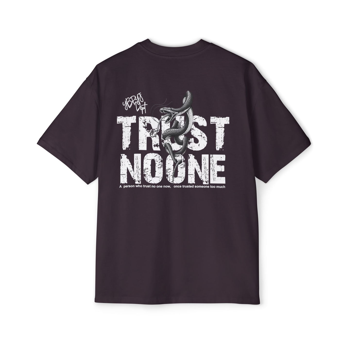 Trust No One Graphic Oversized Tee