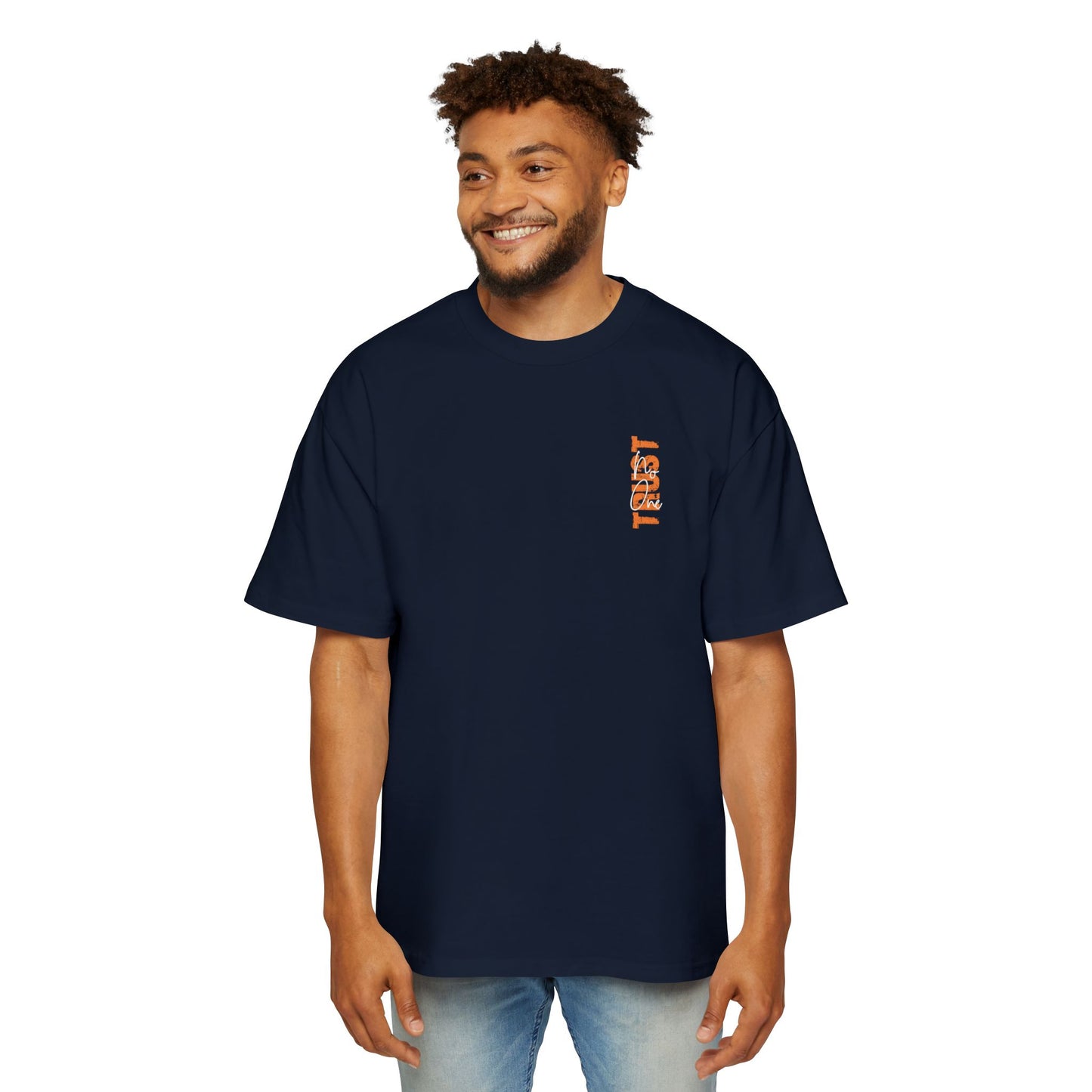 Heavy Oversized Tee - 'Trust No One'