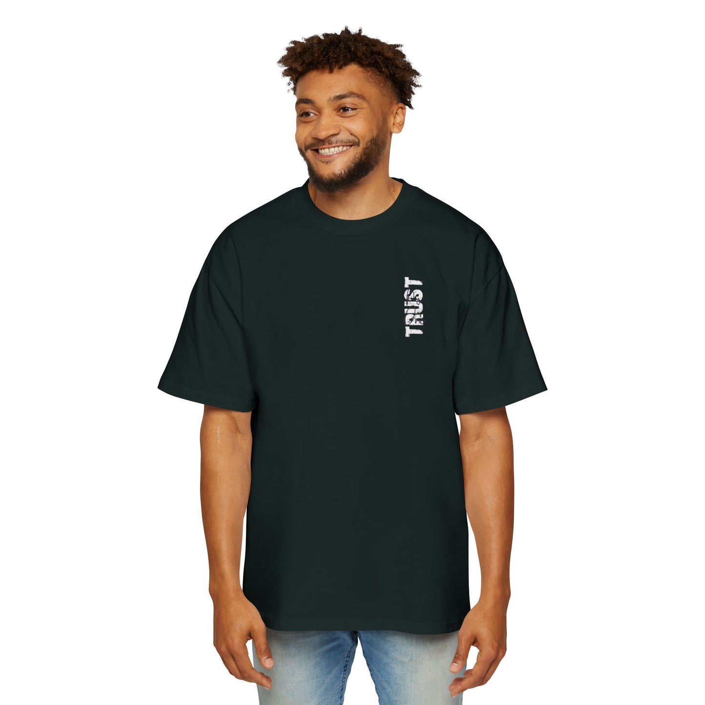 Trust No One Graphic Oversized Tee