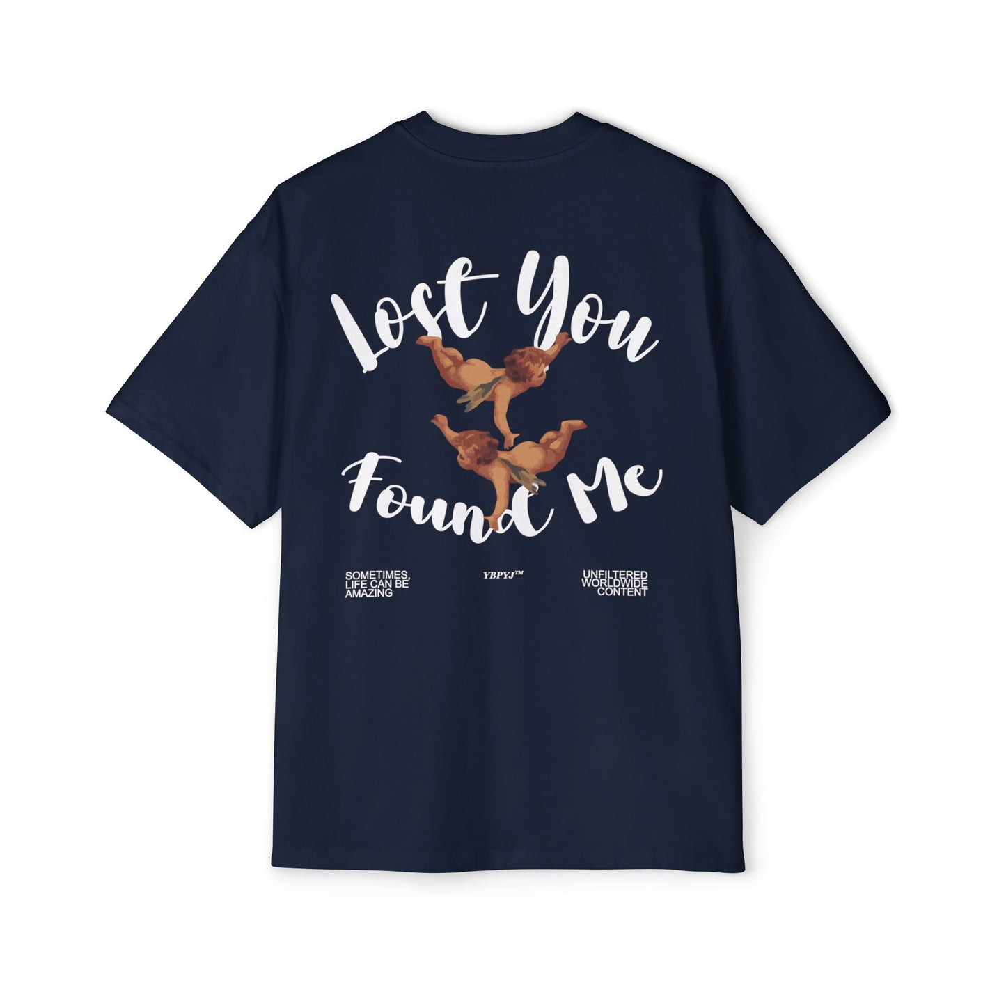 LOST YOU FOUND ME Heavy Oversized Tee