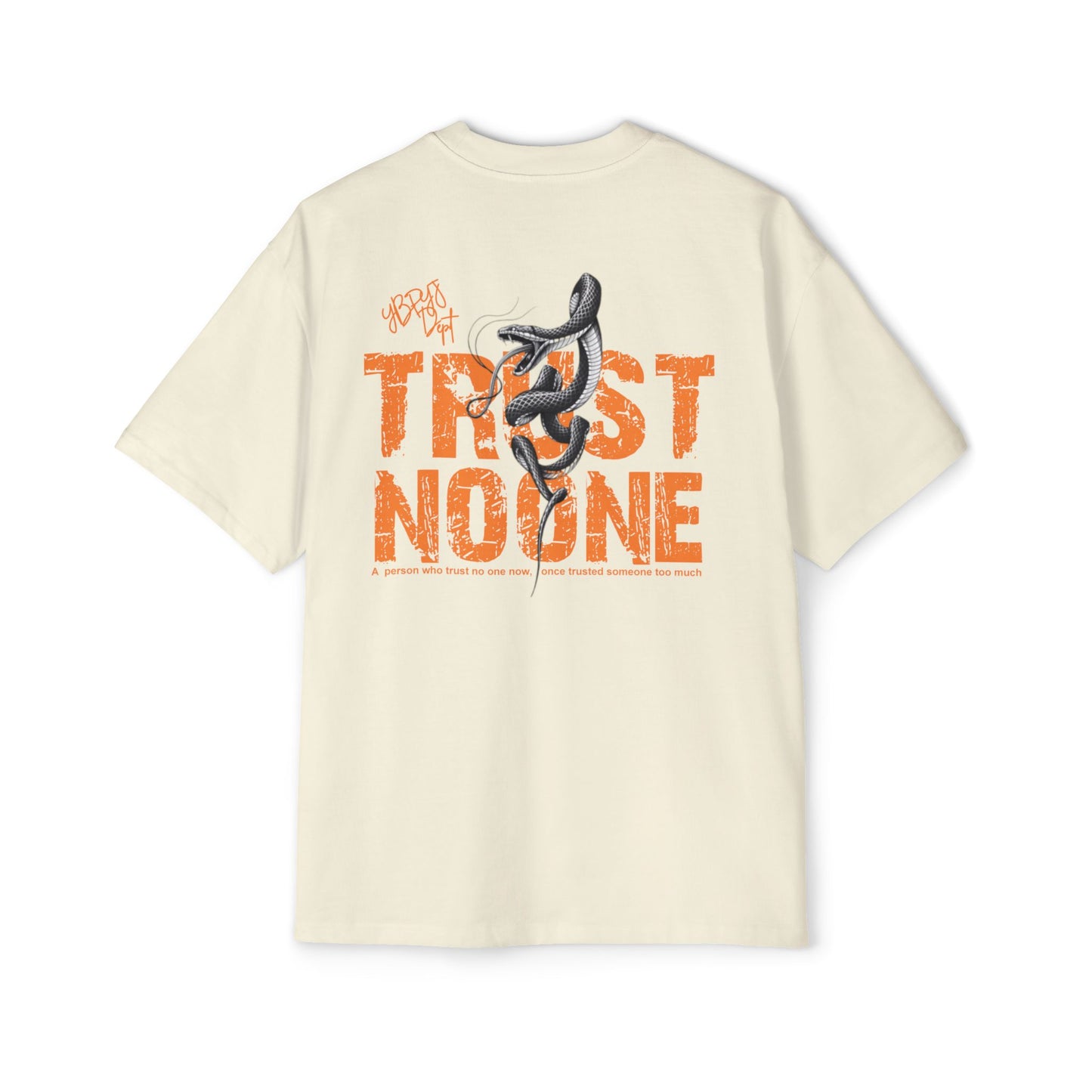 Trust No One Oversized Tee - Streetwear Style