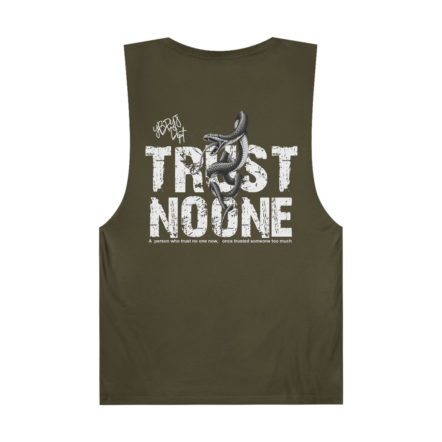 Trust No One Unisex Barnard Tank