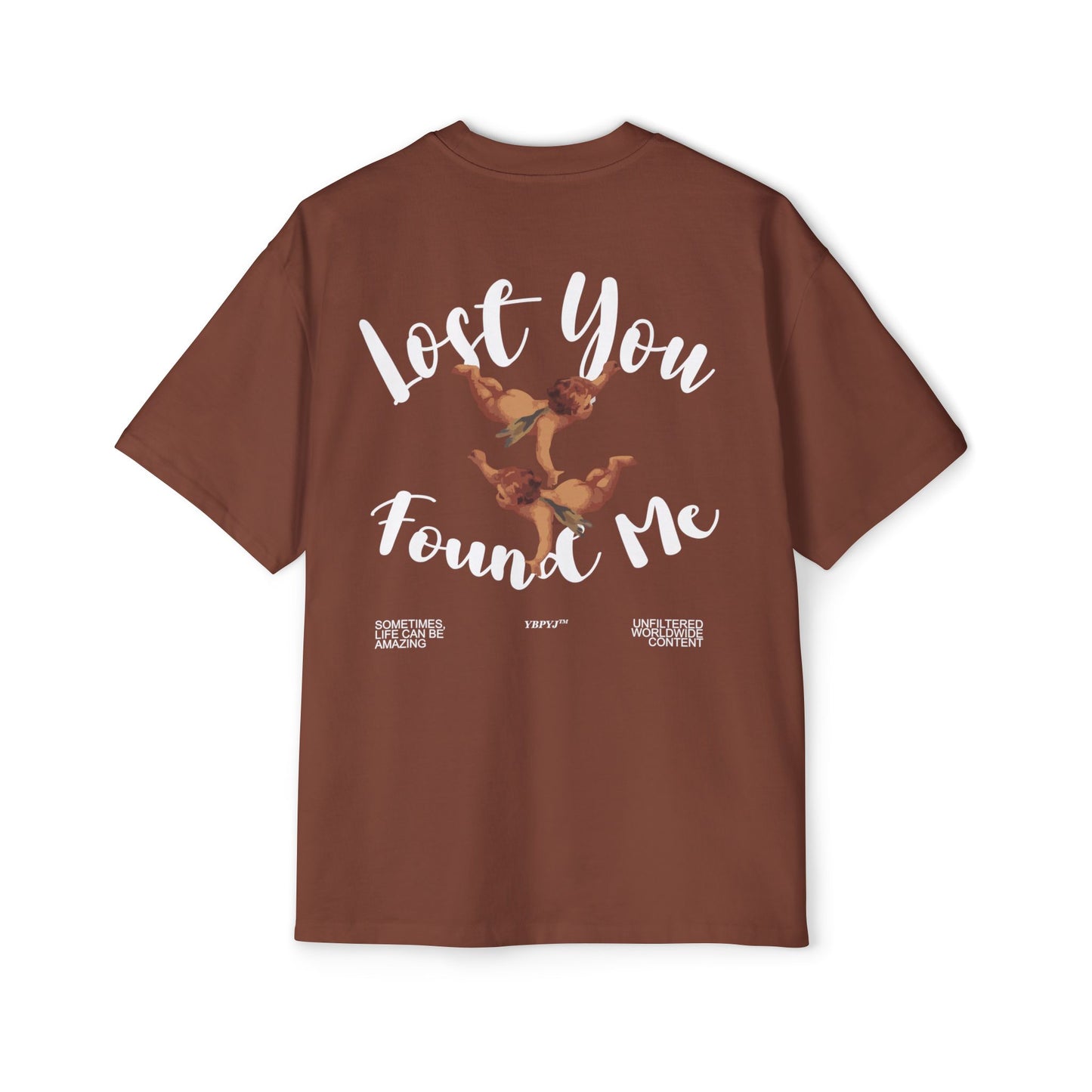 LOST YOU FOUND ME Heavy Oversized Tee