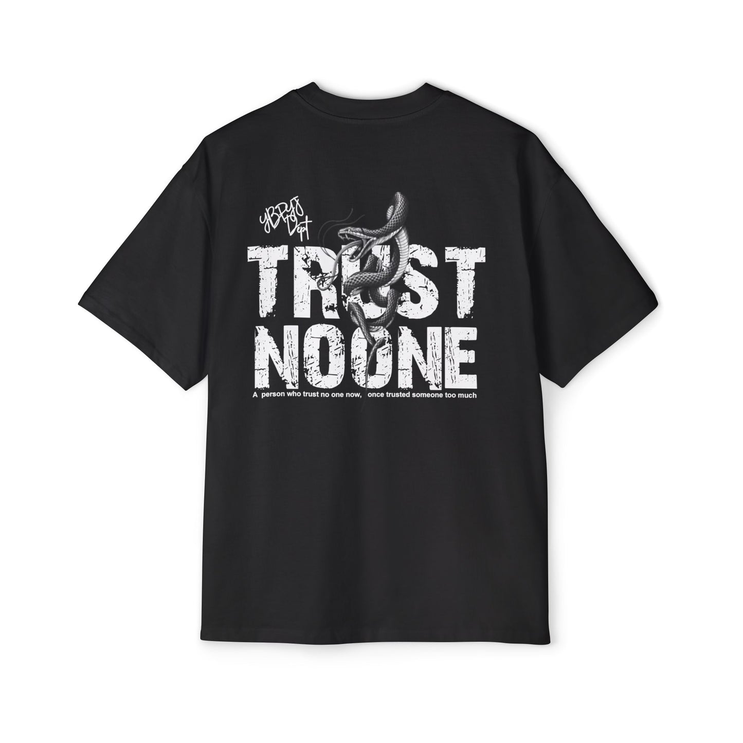 Trust No One Graphic Oversized Tee
