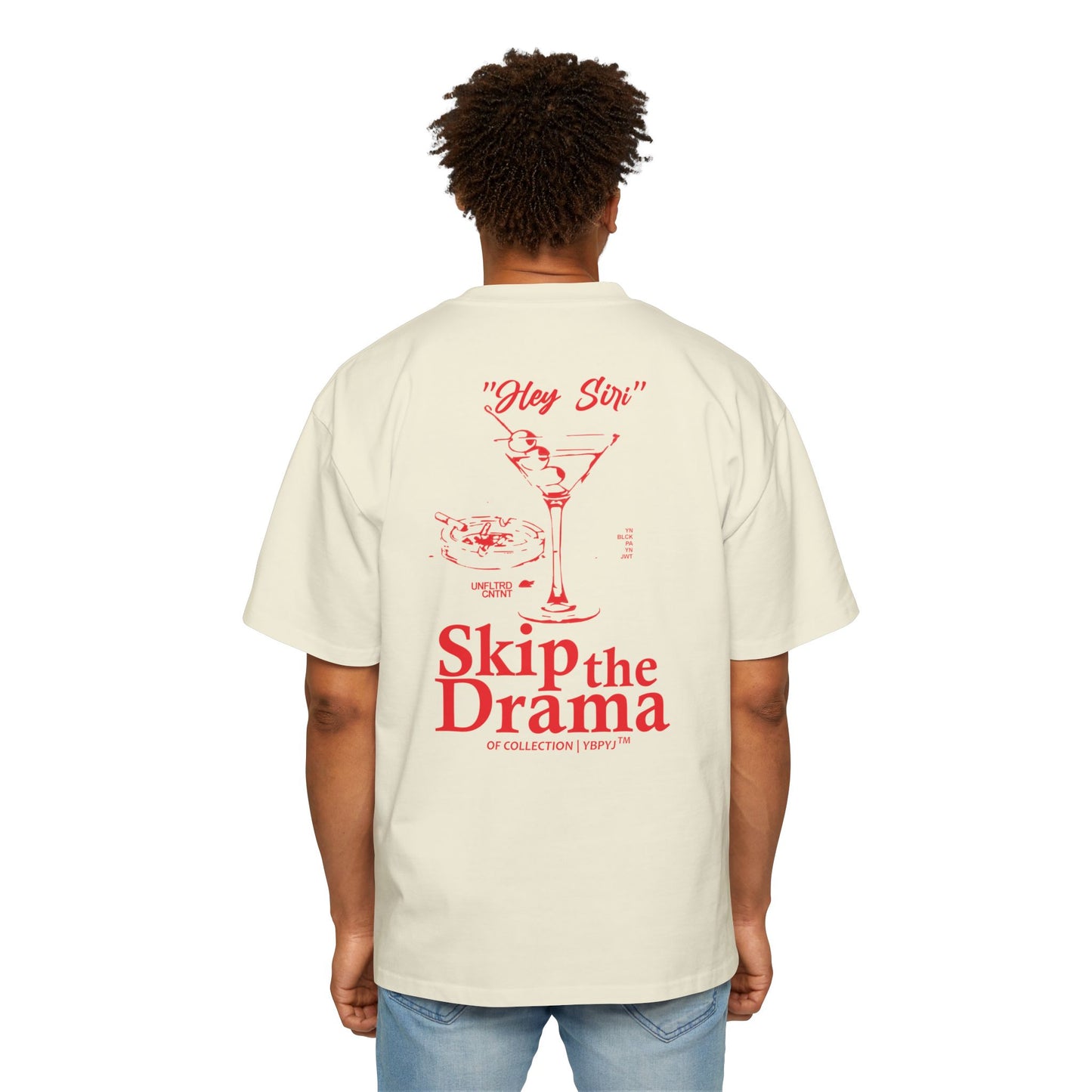 SKIP THE DRAMA / Heavy Oversized Tee