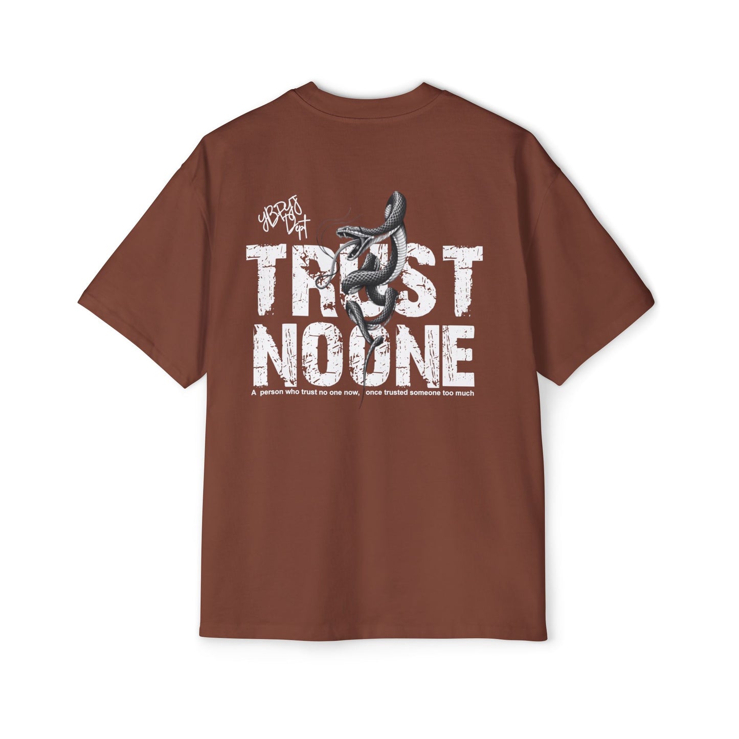 Trust No One Graphic Oversized Tee