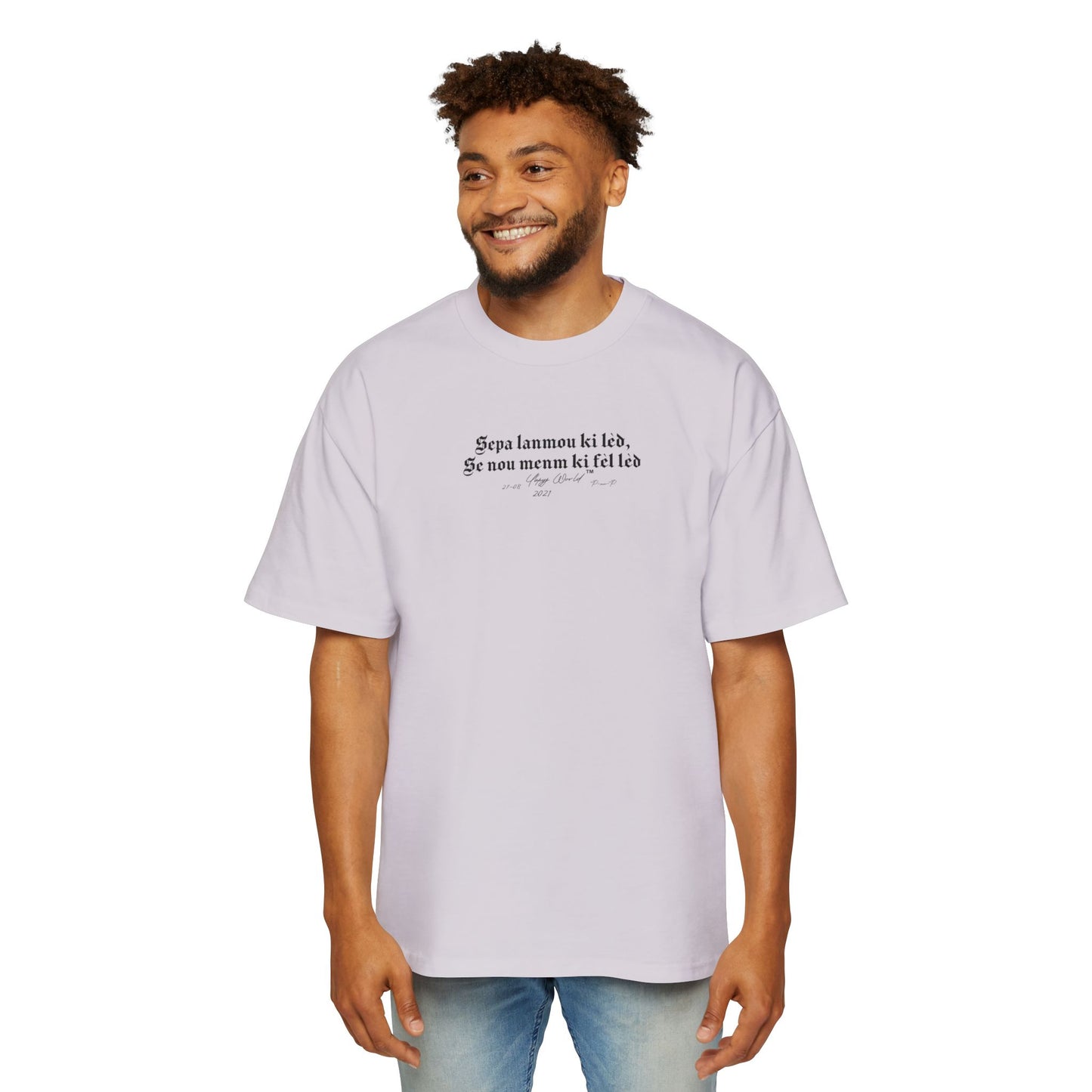 CUPIDON's Heavy Oversized Tee