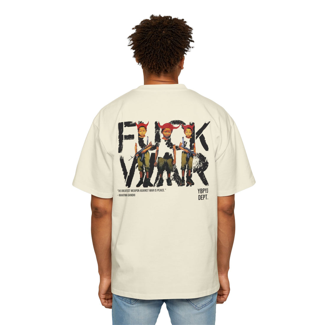 FUCK WAR | Heavy Oversized Tee