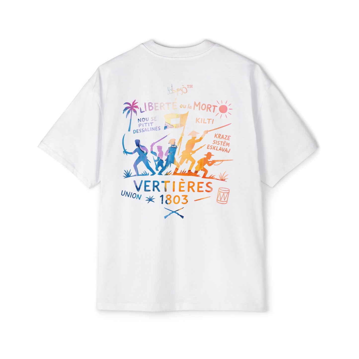 Oversized Tee - Bataille de Vertiere T-Shirt for Men