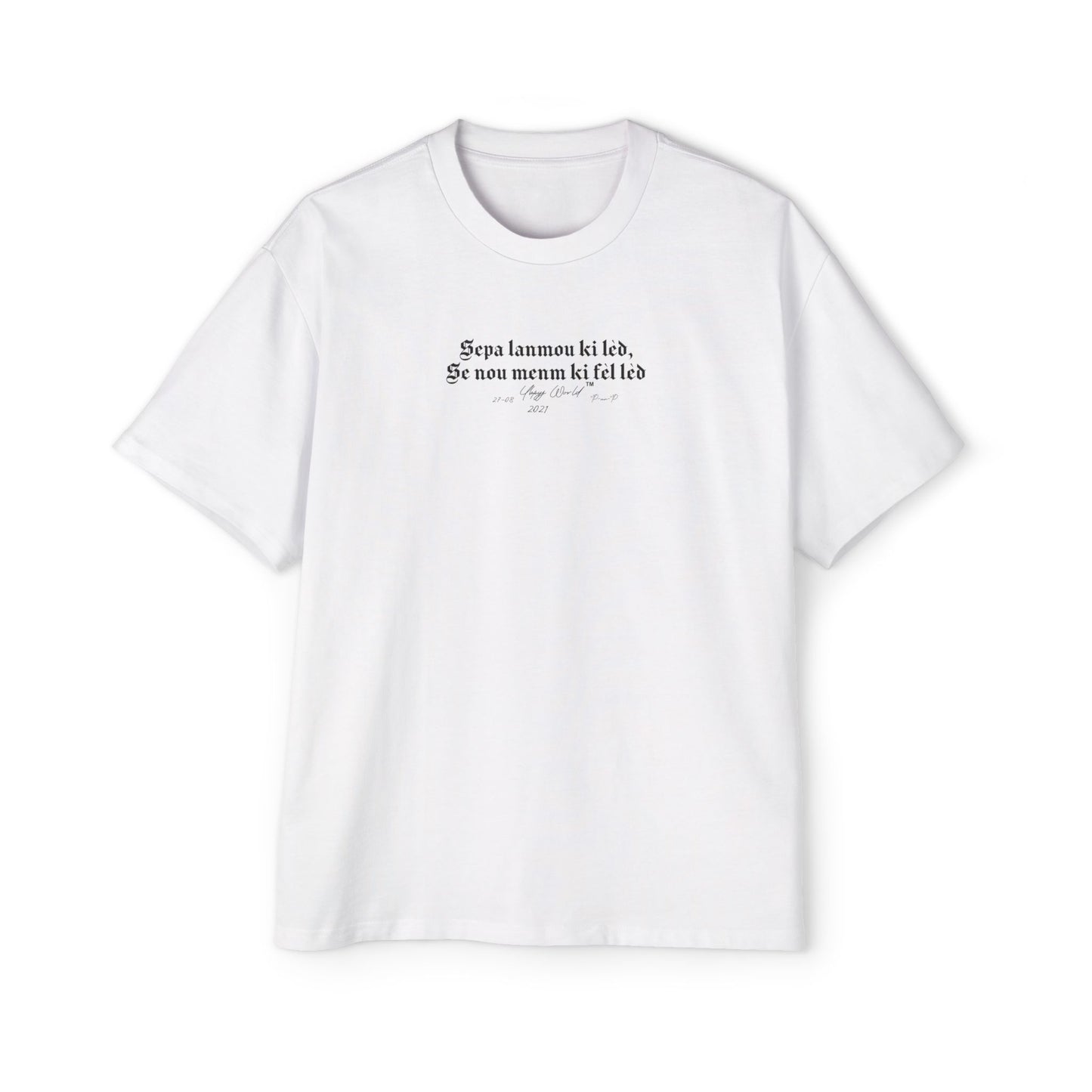 CUPIDON's Heavy Oversized Tee