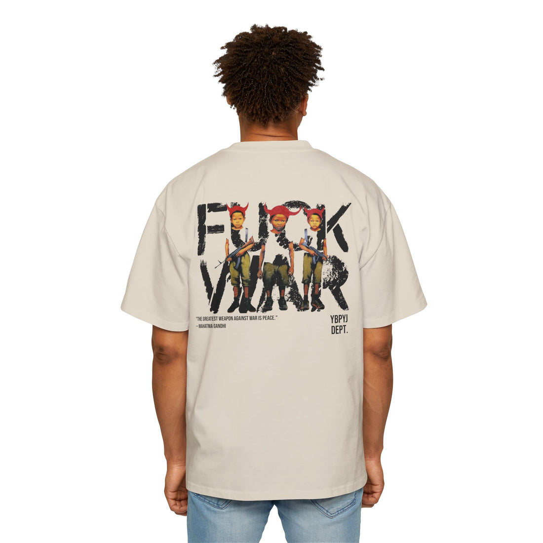 FUCK WAR | Heavy Oversized Tee