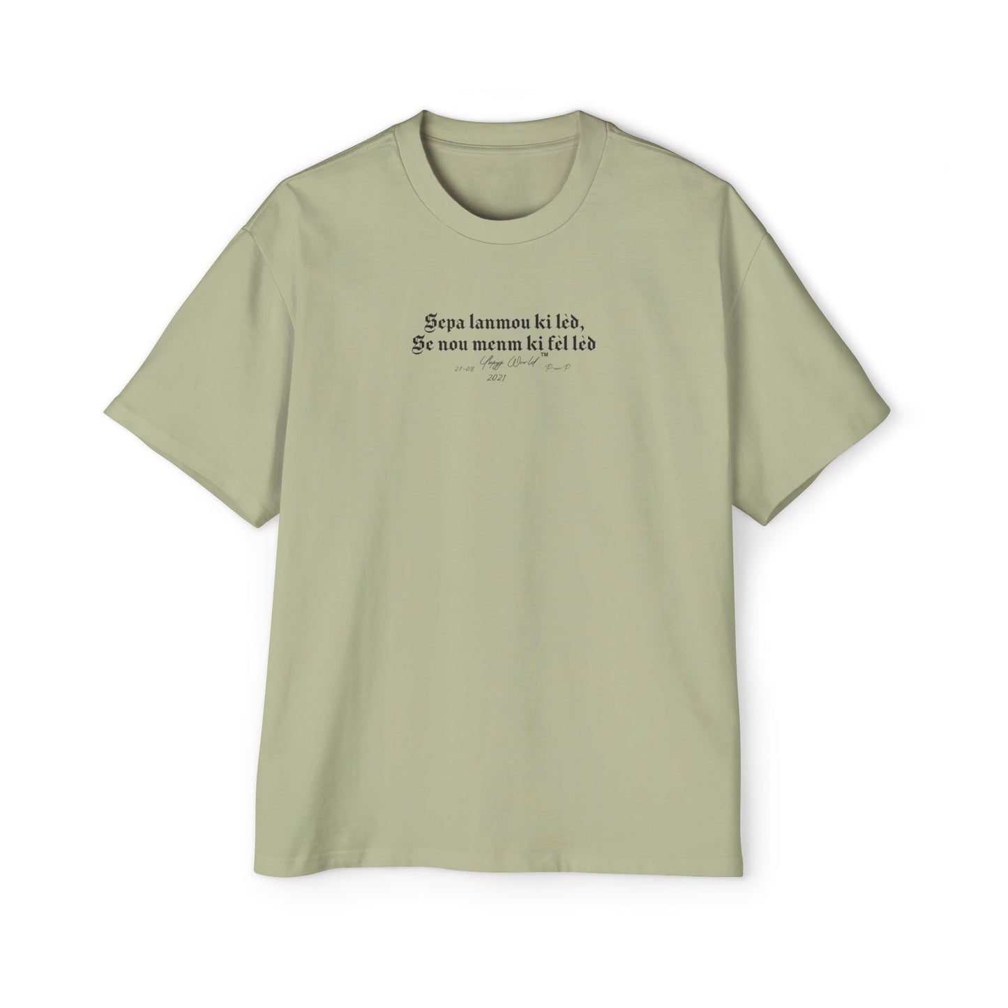CUPIDON's Heavy Oversized Tee