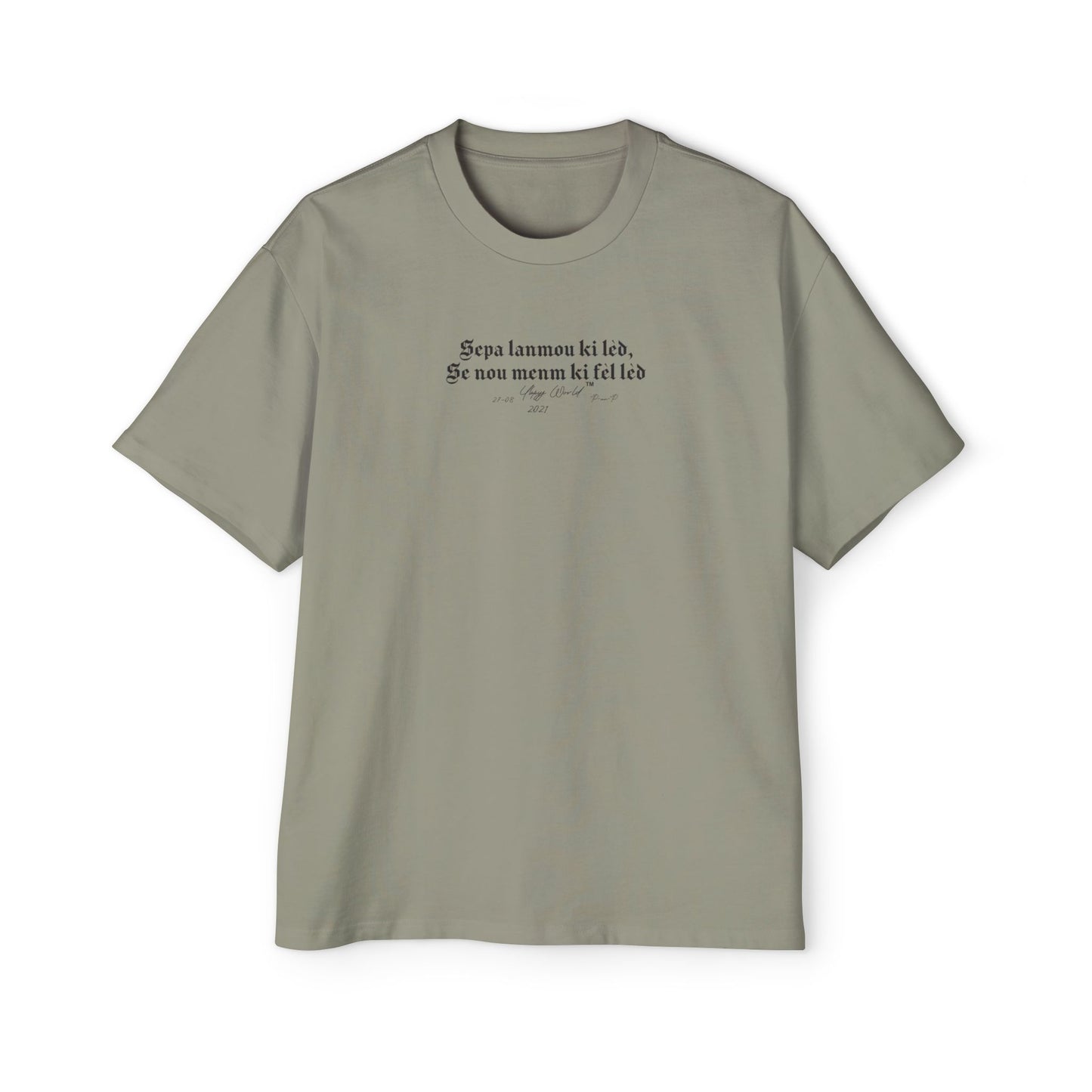 CUPIDON's Heavy Oversized Tee