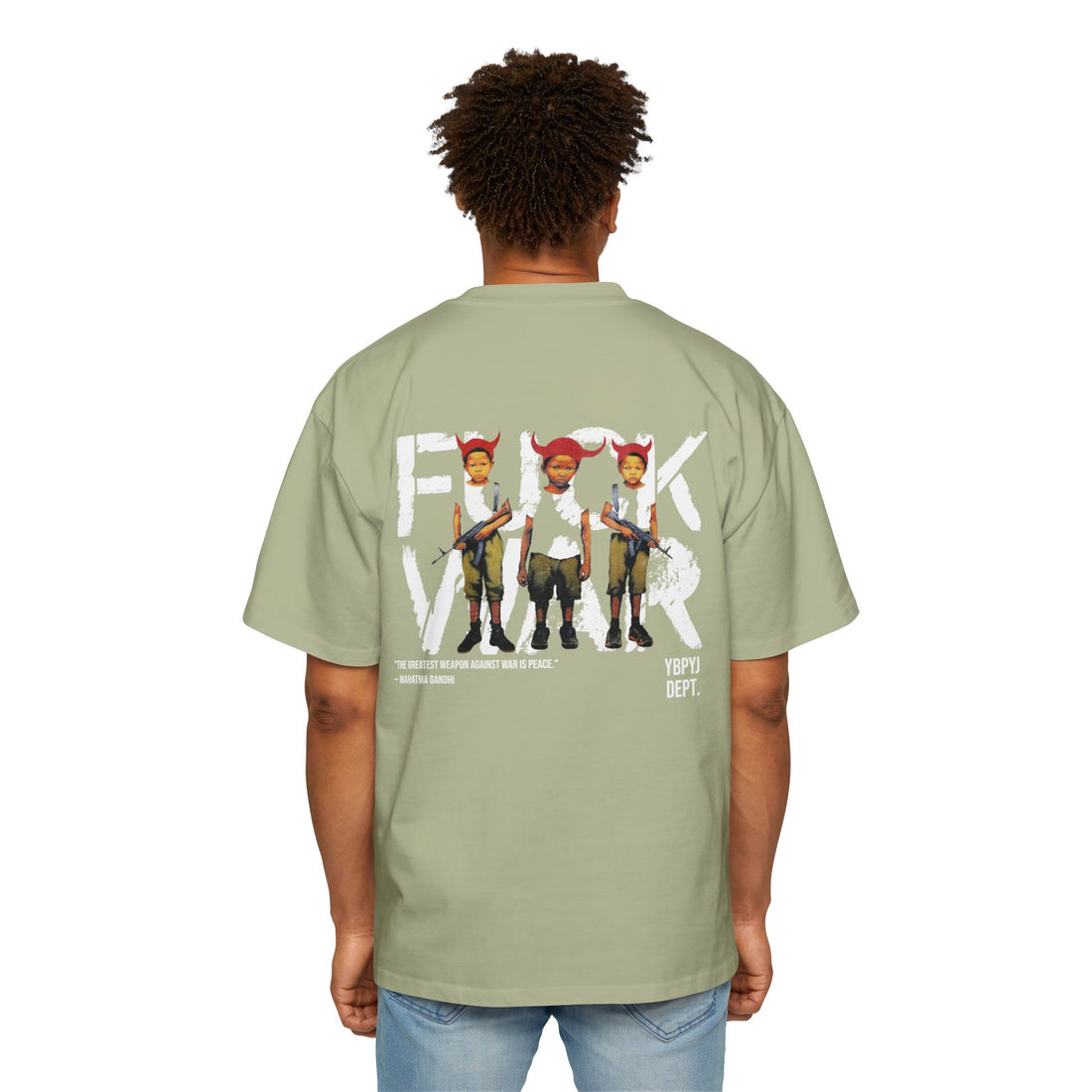 FUCK WAR | Heavy Oversized Tee