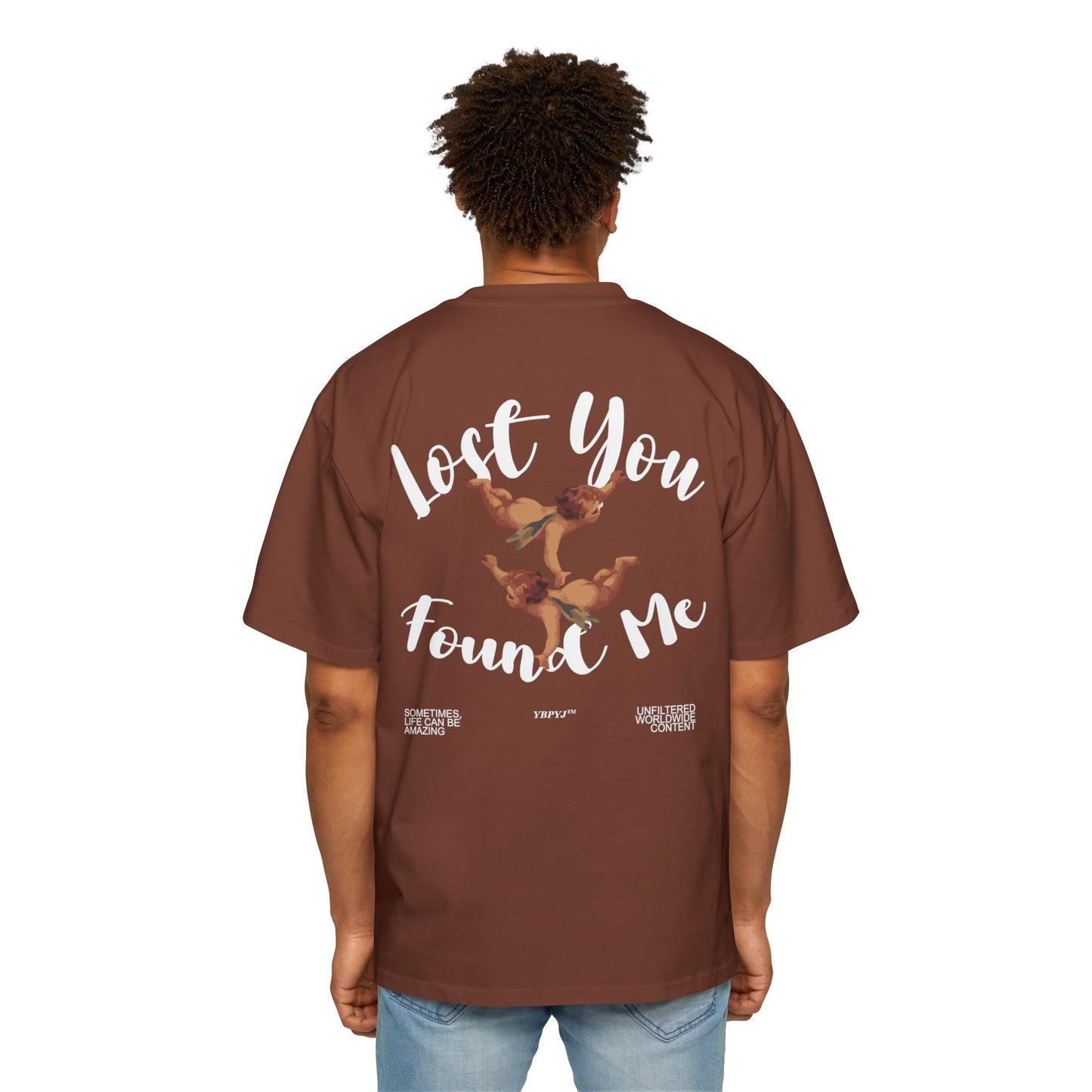 LOST YOU FOUND ME Heavy Oversized Tee
