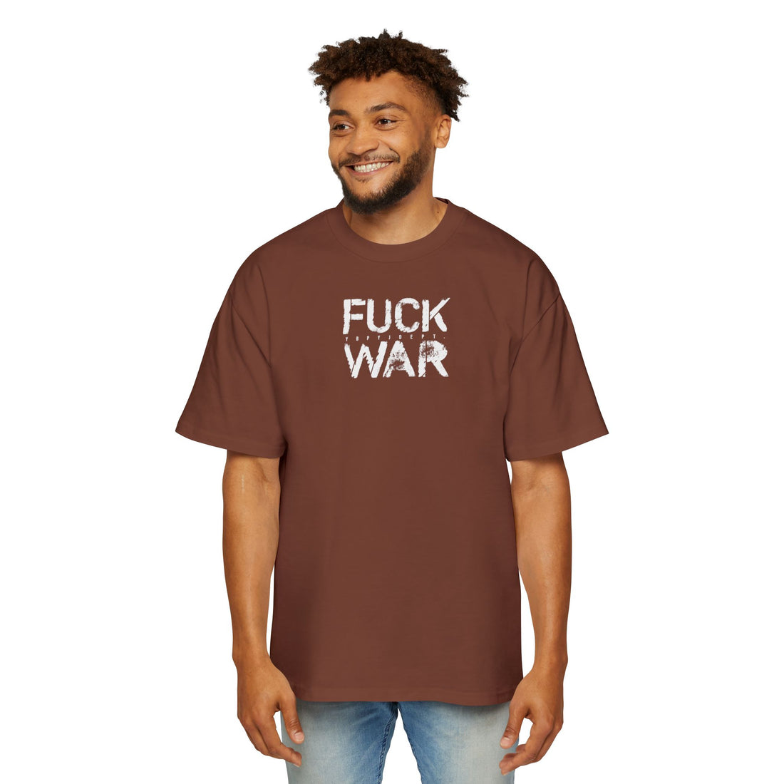 FUCK WAR | Heavy Oversized Tee