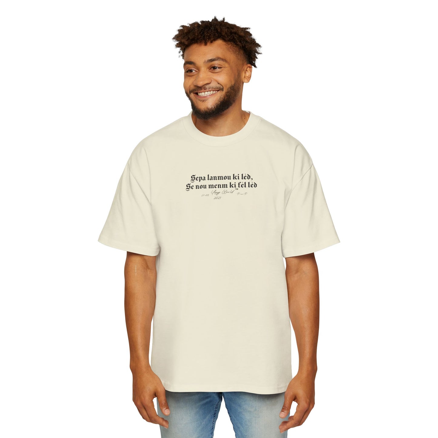 CUPIDON's Heavy Oversized Tee