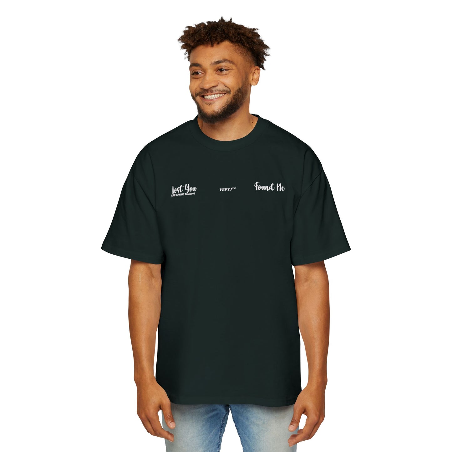 LOST YOU FOUND ME Heavy Oversized Tee