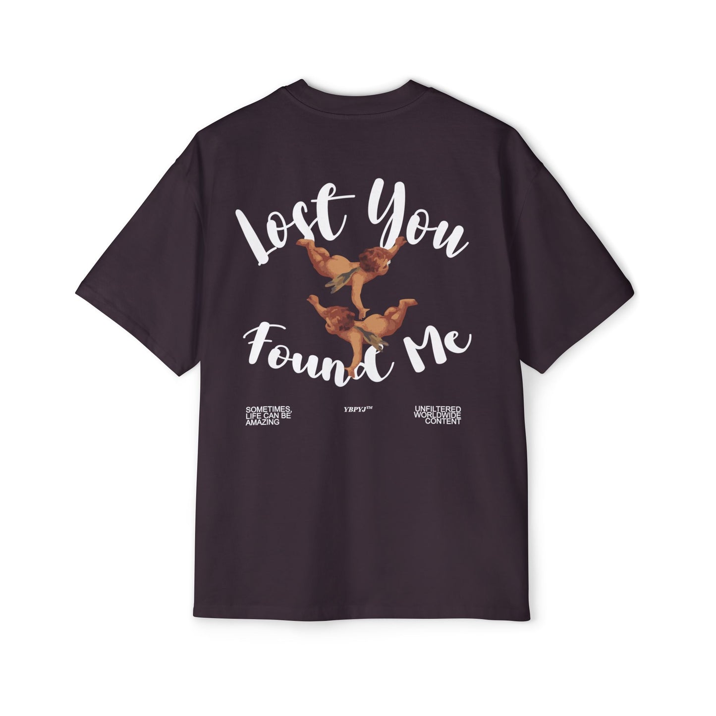LOST YOU FOUND ME Heavy Oversized Tee