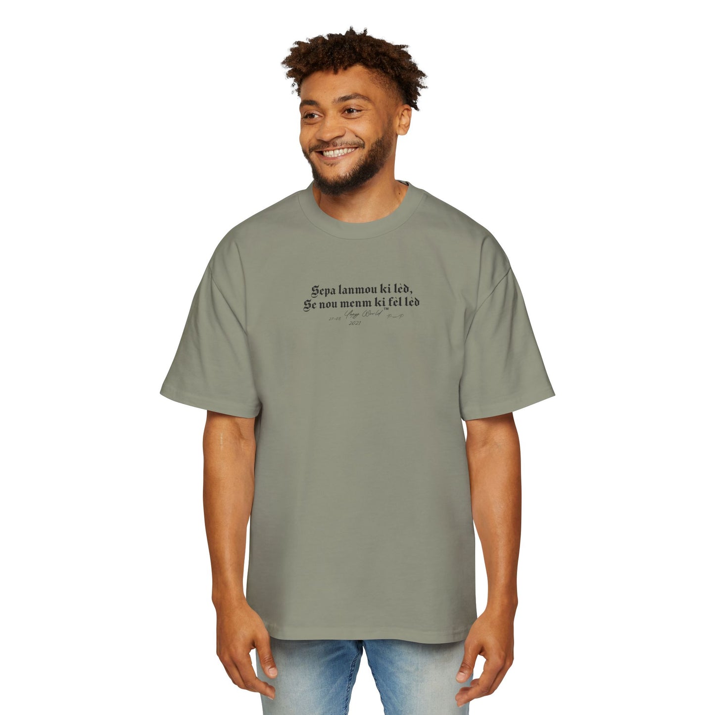 CUPIDON's Heavy Oversized Tee