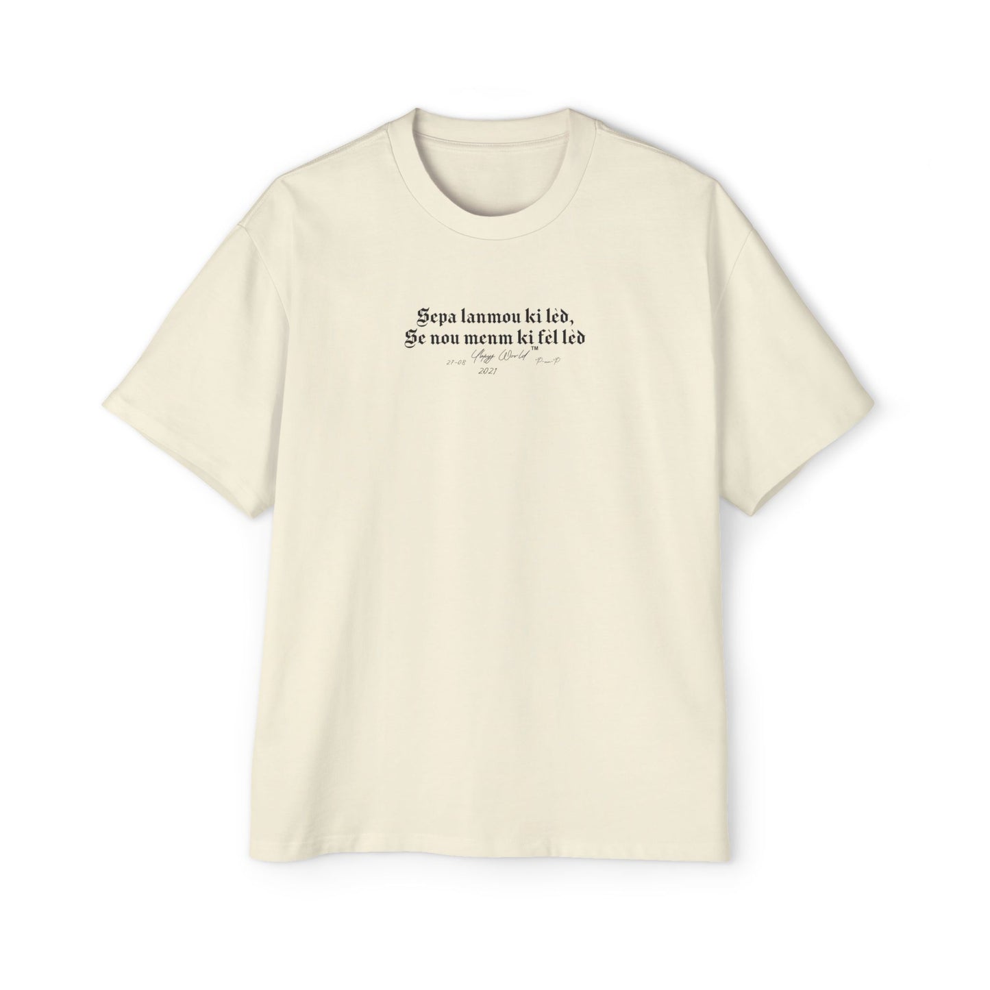 CUPIDON's Heavy Oversized Tee