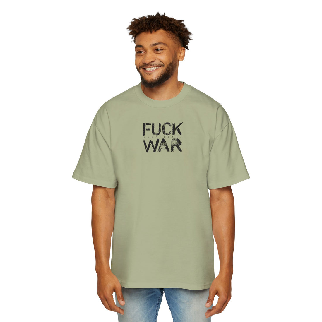 FUCK WAR | Heavy Oversized Tee