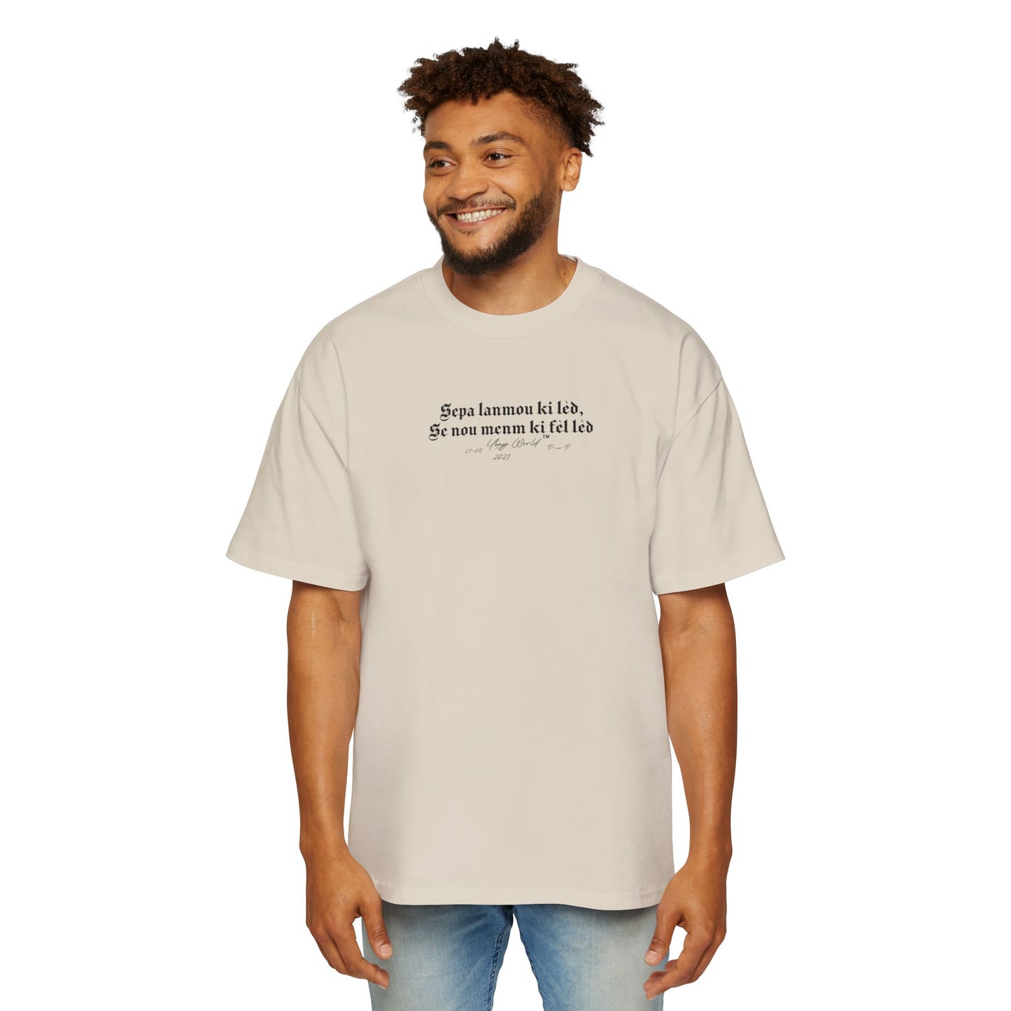 CUPIDON's Heavy Oversized Tee
