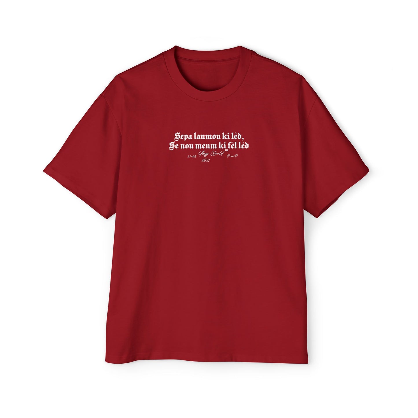 CUPIDON's Heavy Oversized Tee
