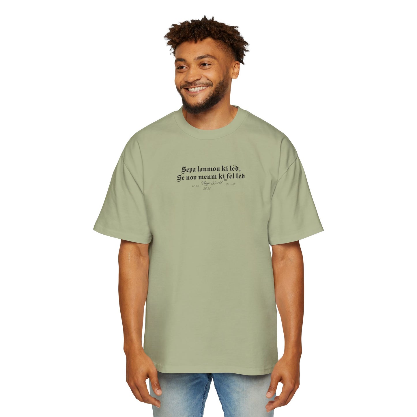 CUPIDON's Heavy Oversized Tee