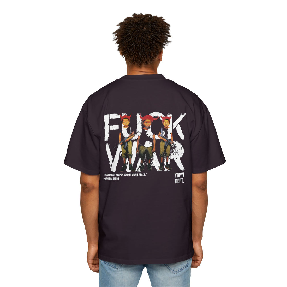 FUCK WAR | Heavy Oversized Tee