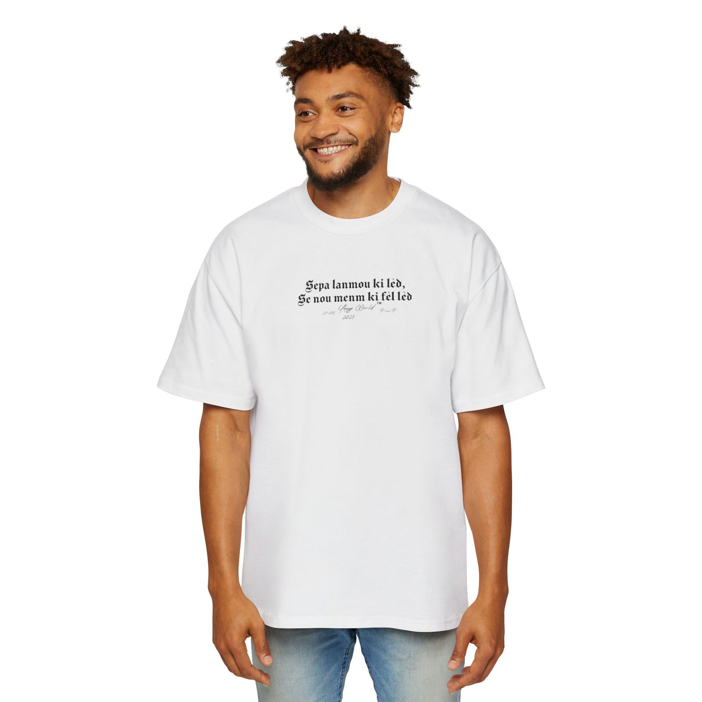 CUPIDON's Heavy Oversized Tee