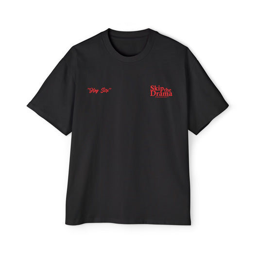 SKIP THE DRAMA / Heavy Oversized Tee